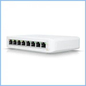 Ubiquiti UniFi USW-Lite-8-POE – Switch administrable 8 ports Gigabit dont 4 PoE+, budget 52 W